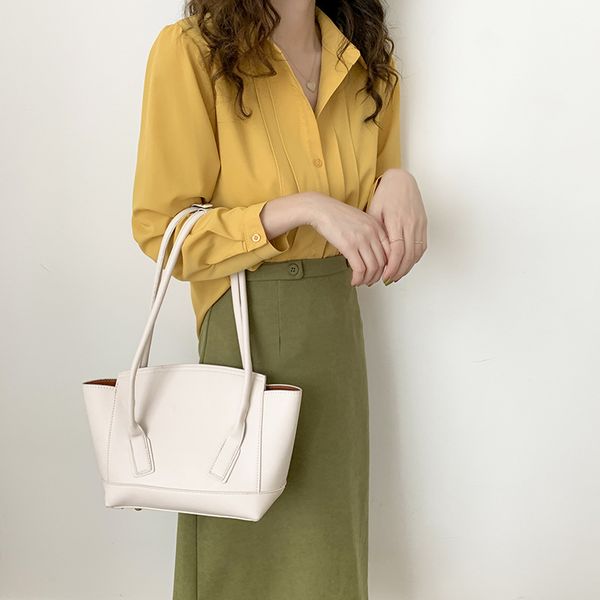 

retro bag female 2020 new fashion wild texture portable catfish bag korean version of the shoulder tote