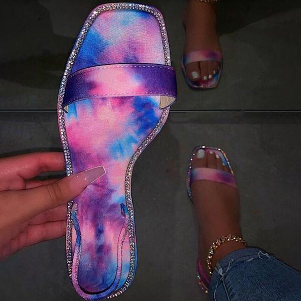 

women starry sky summer sandals bling woman outdoor beach slides colorful slippers ladies glitter shoes 2020 new drop shipping, Black