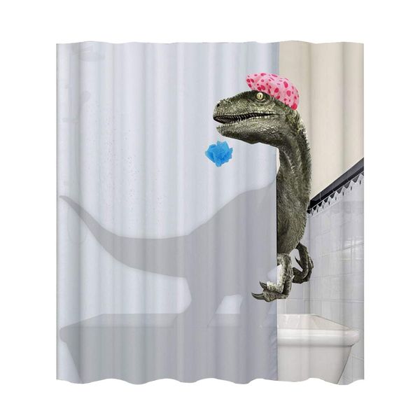

4pcs home shower curtain set toilet bathroom supplies mildew resistant bath mats
