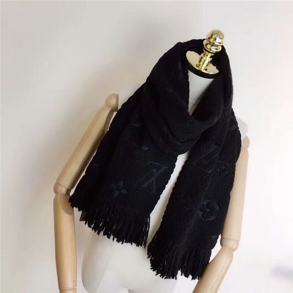 

winter high-grade cashmere scarf classic cashmere rope knitted scarf fashion men's and women's brand high-grade cashmere scarf, Blue;gray