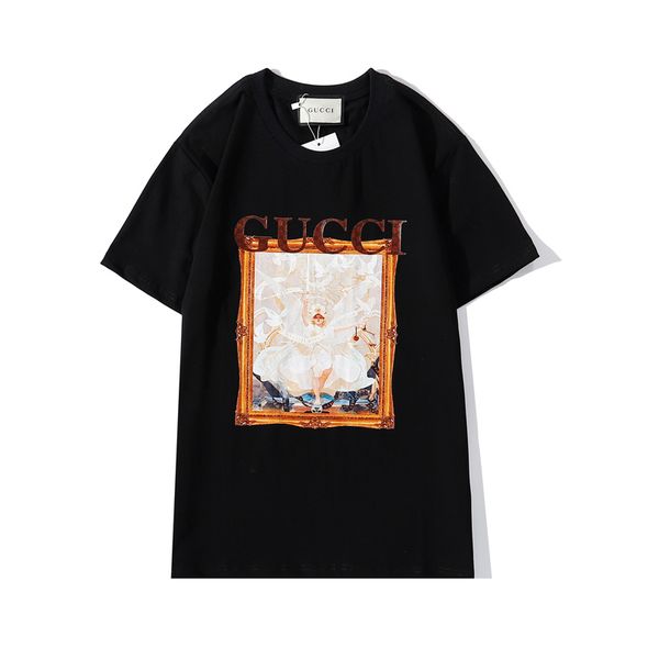 

fashion designers t-shirts men fashion polo casual letters printed t shirt men women summer t shirts short sleeves shirts s-2xl, White;black