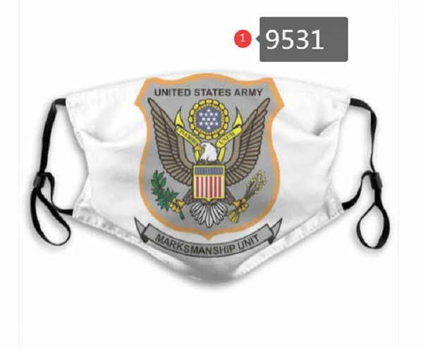 

sell america flag navy army designer face mask 5 layer activated carbon filter waterproof breathable mask m-shaped nose clip mask c72