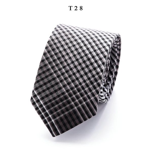 

fashion stripe cotton ties for men classic skinny 6cm neck tie black gray cravate narrow thick suits neck ties wedding