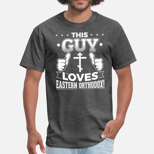 

this guy loves eastern orthodox christian t shirt men custom cotton o-neck novelty cute fashion spring letters shirt