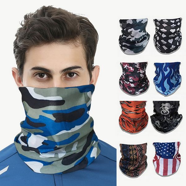 

outdoor moisture perspiration longer magic headband hood outdoor riding hood bicycle running sweat athletic sweatbands, Blue;gray