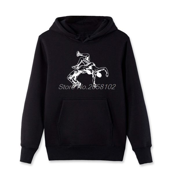 

funny printed men hoodies new wrestling muay thai hooded casual cotton pullover sweatshirt fashion brand coats fleece