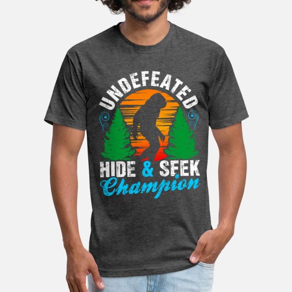 

undefeated hide seek champion t shirt men fitness 100% cotton s-xxxl male fitness comical summer original