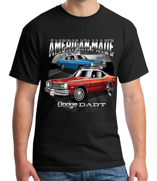 

2019 лето хлопок tee shirt american muscle car dart взрослая футболка chrysler american made автомобили тройник для мужчин моды футболки