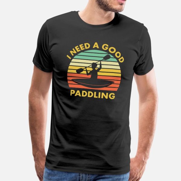 

retro vintage whitewater kayak t shirt men printed cotton s-3xl solid color cute casual summer style family shirt