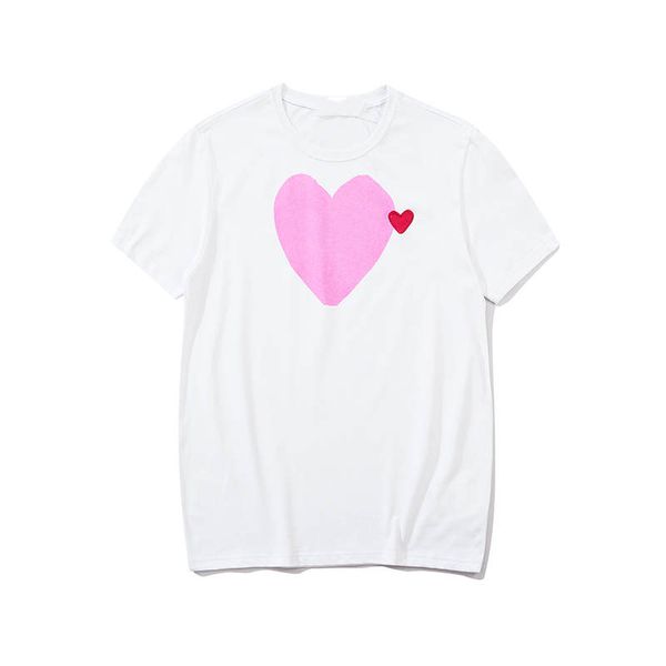 

new summer t shirts for men fashion mens short sleeve shirt with heart printed crew neck tees clothing 2020 new arrival, White;black