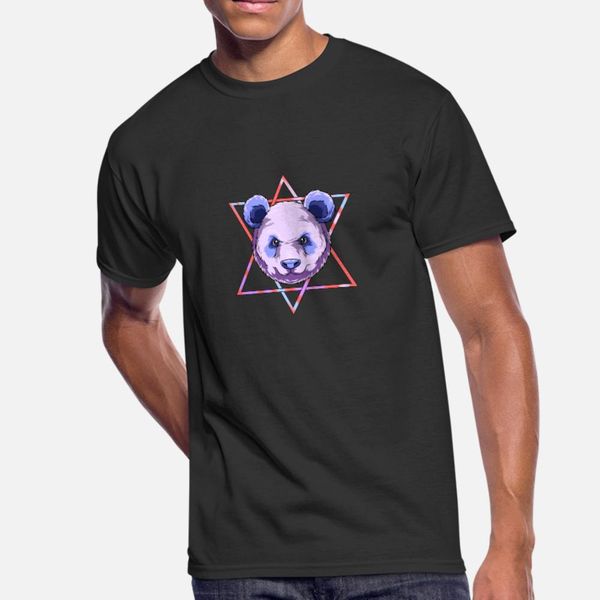 

kawaii panda pentagram pastel goth nu goth gift t shirt men custom tee shirt s-xxxl leisure crazy casual summer outfit shirt