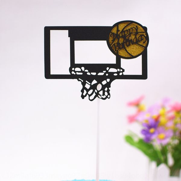 

flag-inserting card-inserting basket basket basketball dessert table decoration basketball cake baking cup cake decoration vnqag