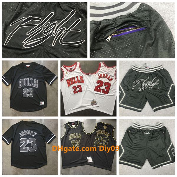 

mitchell & ness michael flying jordon jersey chicago bulls jersey 23 michael jd nba hardwood classics basketball shorts, Black;red