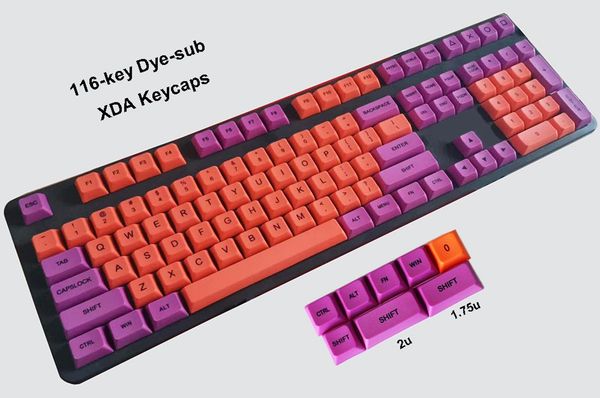 

dragonfruit xda keycaps пбт краситель-подкровать колпачки для cherry mx переключатели 61 64 84 96 108 xd60 gh60 gk61 gk64 механические клави