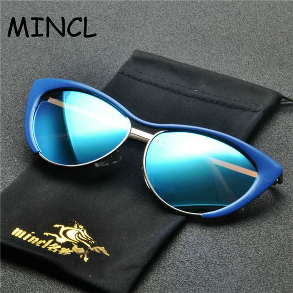 

vintage women sunglasses 2020 summer accessories mirror lens narrow cat clear lens sun glasses female male uv400 fml, White;black