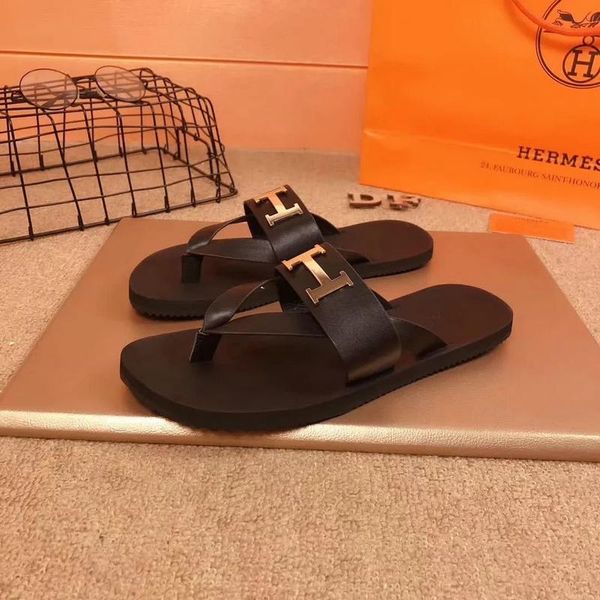 

2020 men with box italy brand slippers designer sandals slides brand designers shoes animal design huaraches flip flops loafers sneaker, Black