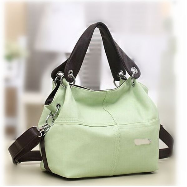 

4 colors new arrival vintage women's casual soft pu leather handbag tote trendy shoulder bags cross body bag women messenger bag