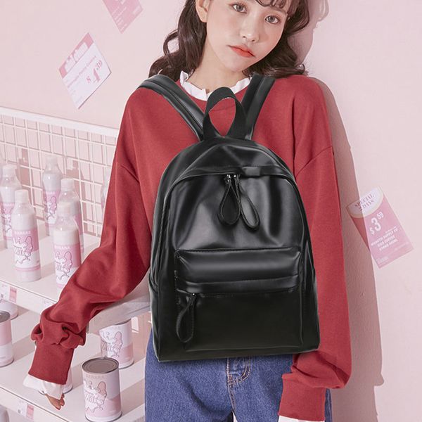 

2020 new backpack women backpack leather women bookbag purse