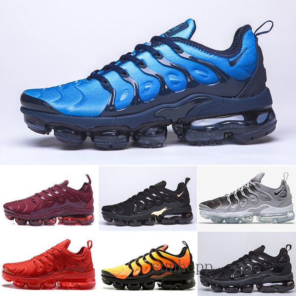 

hot продажа tn plus кроссовки для мужчин женщины черный скорость красный белый антрацит ультра белый черный 2019 лучший дизайнер кроссовки f, Black