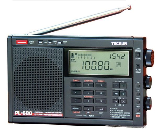 

retro tecsun pl-680 high performance full band digital tuning stereo radio fm am radio sw ssb