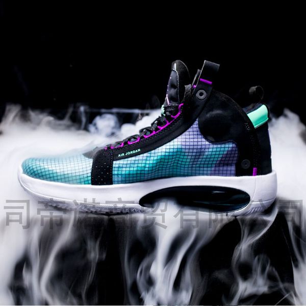 

2020 new jumpman 34 eclipse blue void green white black red mens basketball shoes for 34s men's sports sneakers high shoes