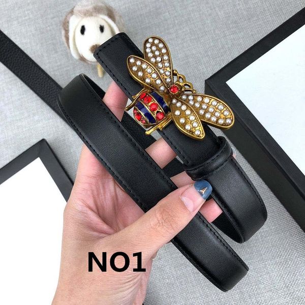 

little bee belts belts womens bees belt casual smooth buckle fashion belts 6 models width 24mm with option of box, Black;brown