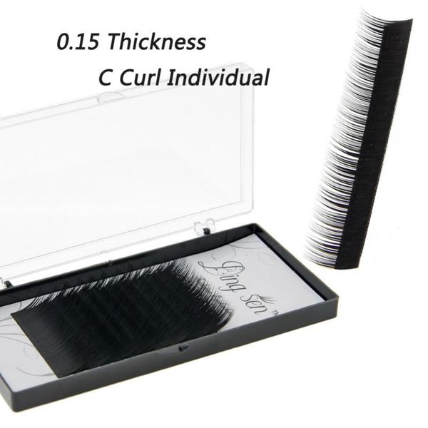 

false eyelashes 12lines/tray individual silk eyelash further extension mink extensions
