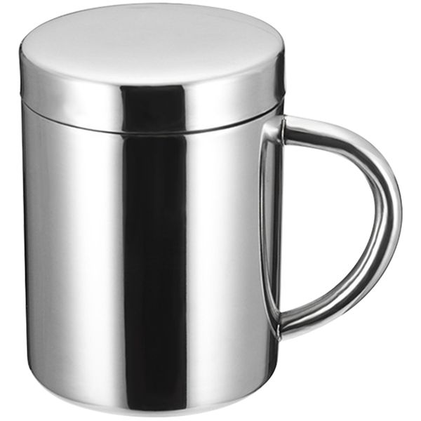 

double layer beverages mug insulated cup school thermal tea stainless steel