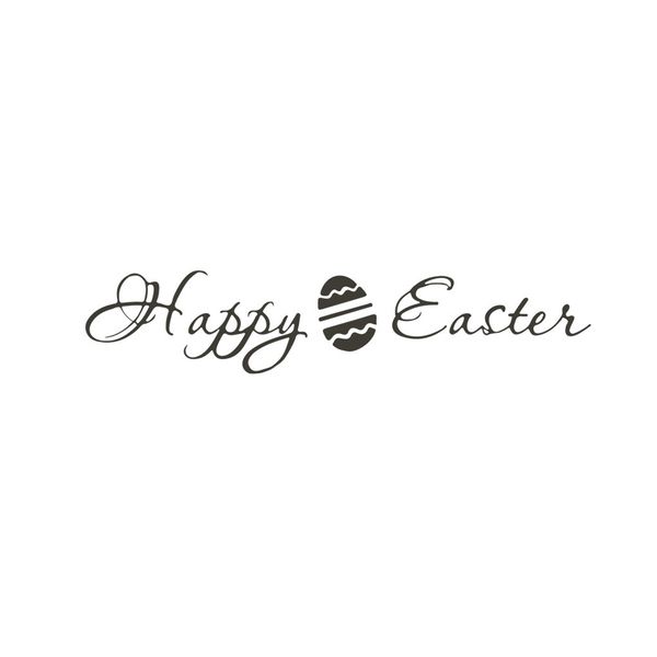 

household home decor bedroom eggs wall sticker waterproof pvc happy easter