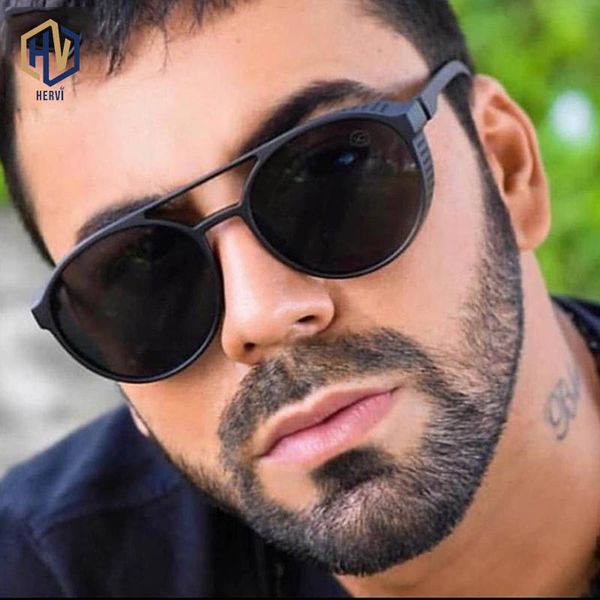 

leonlion 2020 punk retro sunglasses men brand designer sunglasses men designer glasses for punk lunette soleil homme uv400, White;black