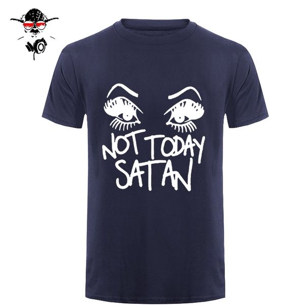 

streetwear с коротким рукавом тройники мужские не сегодня сатана хлопка с коротким рукавом футболки хлопок футболки охладиться дизайн