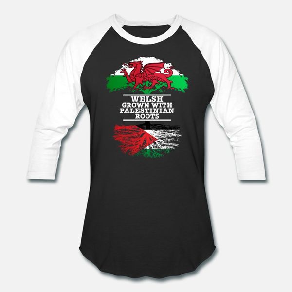 

welsh grown with palestinian roots t shirt men designs cotton o neck unique famous comfortable spring slim shirt