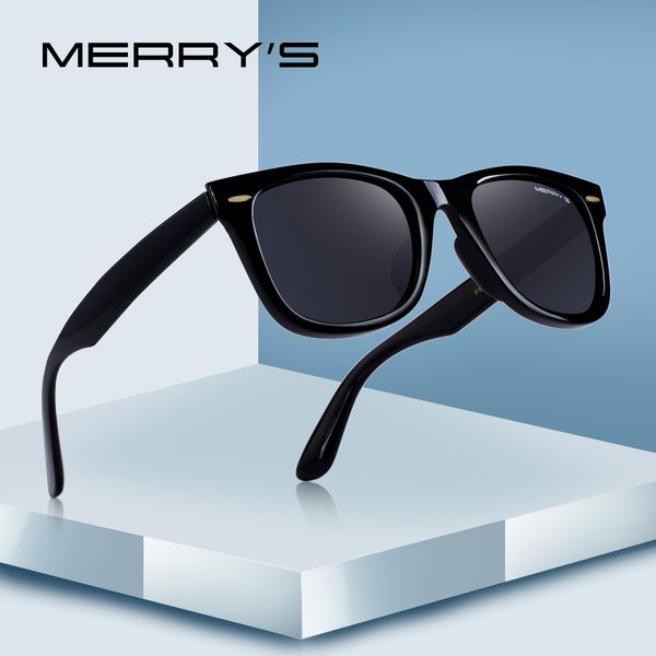

men/women classic retro rivet polarized sunglasses 100% uv protection, White;black