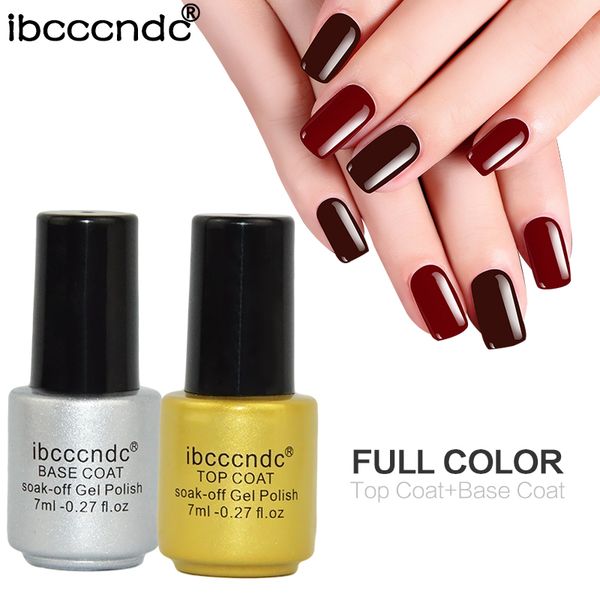 

nail gel polish soak off uv base coat bonder +uv long-lasting lacquer, Red;pink