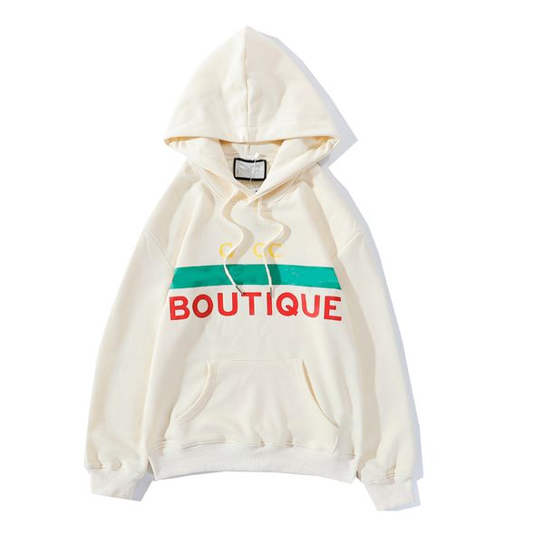 

2020 new arrival men's hoodie sweater autumn/winter fashion letter printing trend ladies pullover hoodie size s-2xl, Black