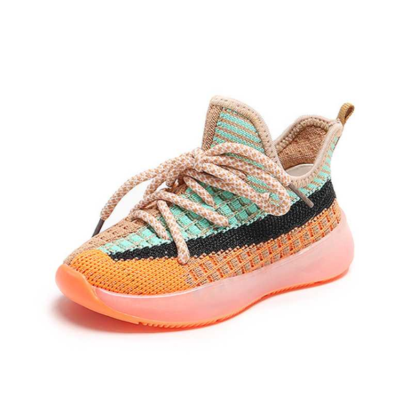 

2020 autumn kids shoes toddler boys sneakers mesh breathable girls sport shoes fashion casual children size 21-30, Black