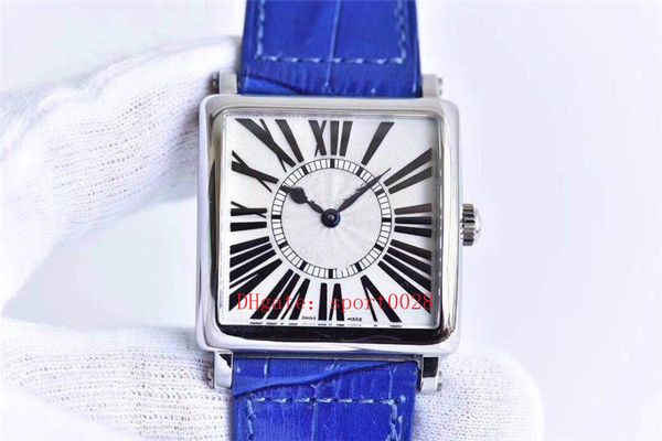 

2020 new watch swiss movement sapphire mirror man's watch montre de luxe watches watch the belt strap, Slivery;brown