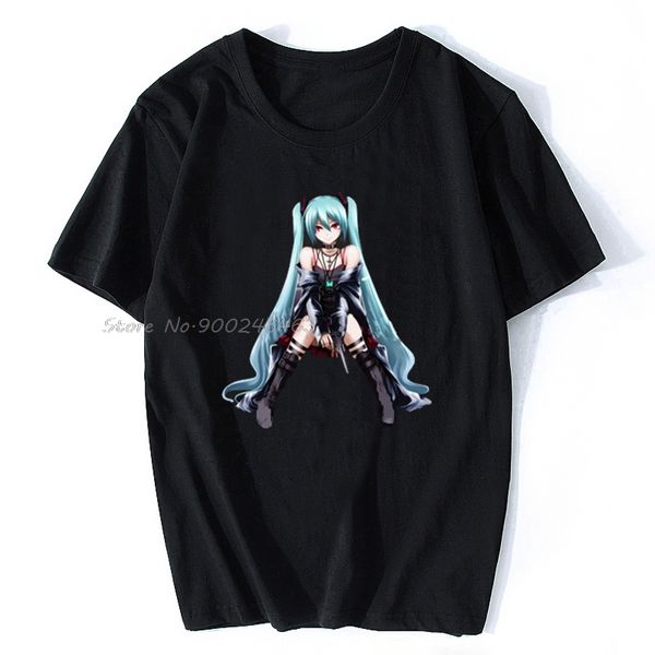 

men t-shirt hatsune miku tshirt women t shirt men cotton tees hip hop harajuku streetwear summer