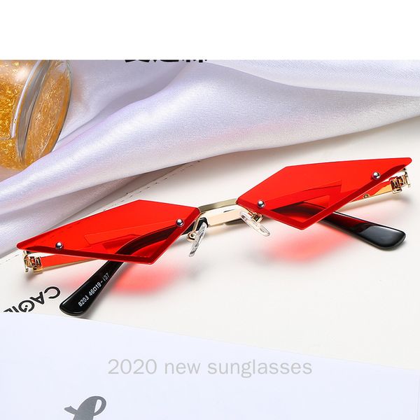 

fashion small rectangle sunglasses women fashion red black clear eyewear female cat punk sun glasses shades uv400 nx, White;black