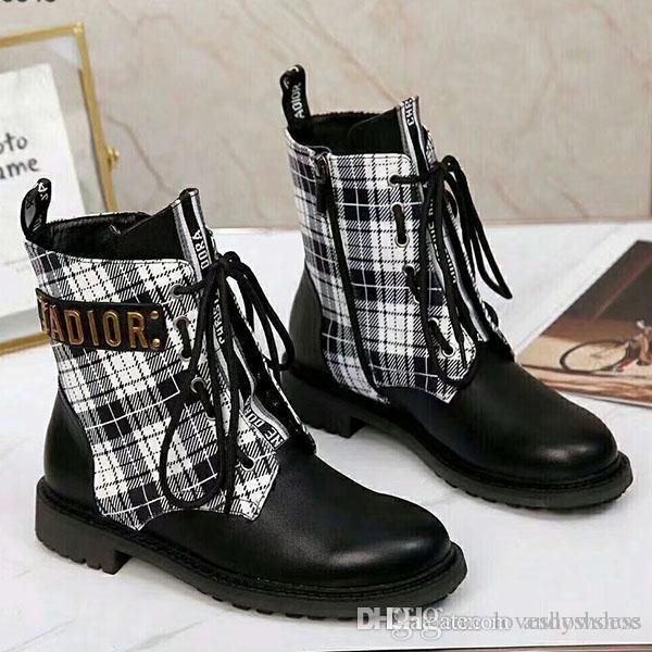 

popular fashion luxury ladies lace boots fashion luxury ladies glazed leather flat rubber outsole boots size 35-41, Black