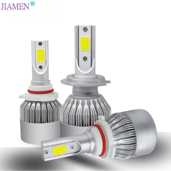 

jiamen 2pcs car lights bulbs led h4 h7 9003 2 h11 led h1 h3 h8 h9 880 9005 9006 h13 9004 9007 auto headlights 12v light