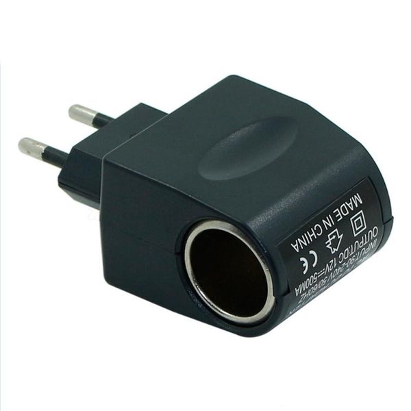 

us/eu ac/dc ee4104 110v-220v ac to 12v dc eu car power adapter converter household car cigarette lighter socket power charger selling