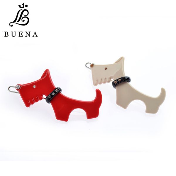 

noble hair pin dog style girls hair accessories shiny party hairpin acetate clips