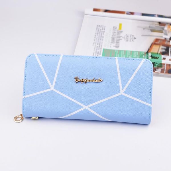 

green cardholder wallet ms. long zipper portable wallet student fashion large capacity korean clutch bag factory outlet 239