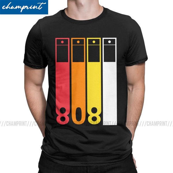 

men's t-shirt roland tr 808 drum machine humor tees short sleeve drummer drums rock music t shirt crewneck clothing plus size
