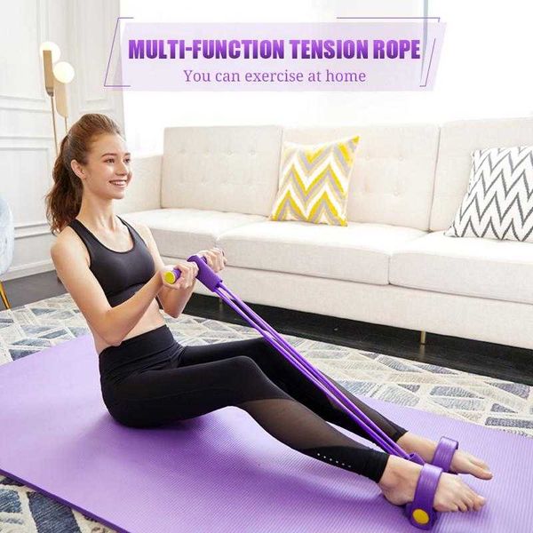 

multi-function tension rope ankle exercise fitness equipment pilate pedal puller beautiful leg fitness body shaping