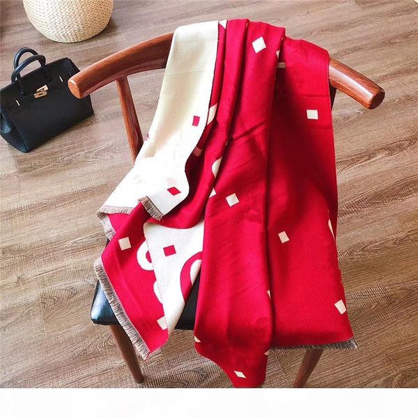 

fashion women scarve mixed color luxury women shawls printed font cashmere blend scarf ing, Blue;gray