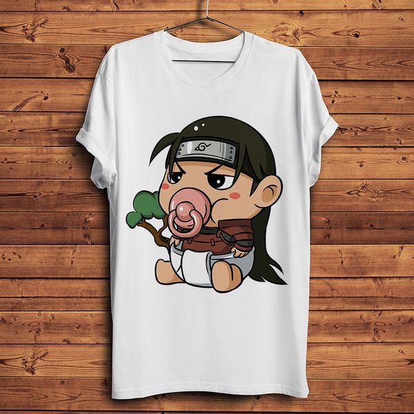 

funny cute baby senju tobirama and shodai hokage hashirama anime t shirt men white casual tshirt streetwear manga tee