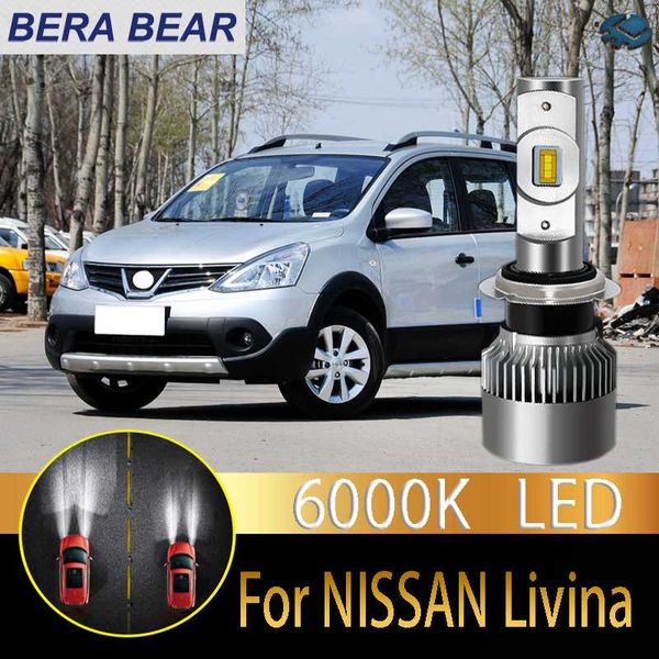 

bera bear car headlight bulbs led for livina grand livina 2007-2013 led car 6000k 10000lm white light auto headlight 2x