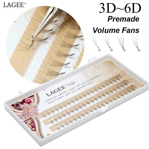 

3d-6d eyelash extensions faux mink prevolume lash premade fans c curl thickness 0.07mm soft natural bunch eyelashes makeup